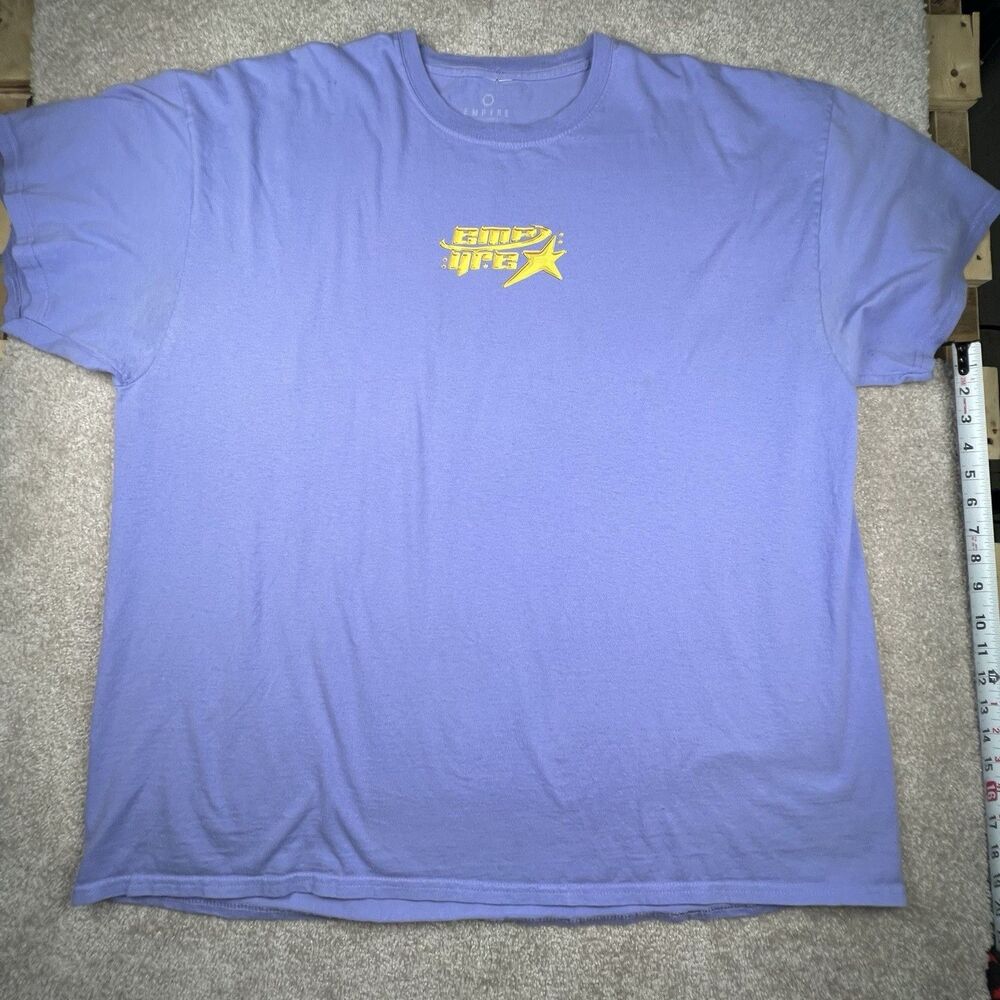 Empyre Shirt Mens XL Purple‎ Skate Skateboarding Skater Tee Short Sleeve Star